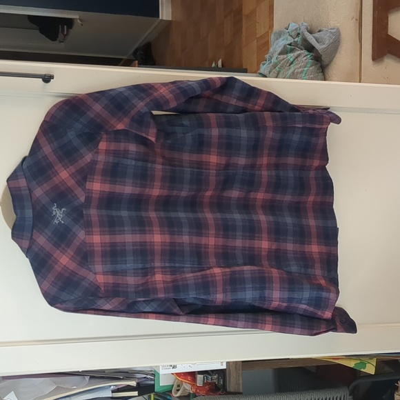 Arc'teryx plaid long sleeve top - Picture 2 of 4